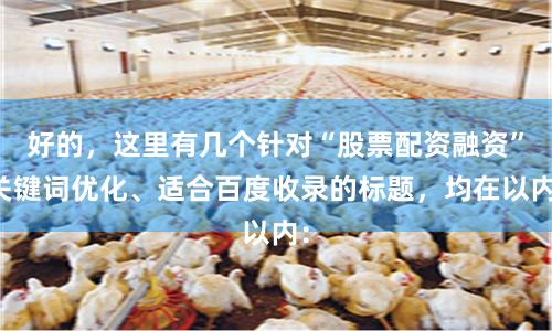 好的，这里有几个针对“股票配资融资”关键词优化、适合百度收录的标题，均在以内：